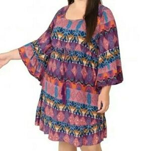 Klozlyne Aztec Boho Festival Dress